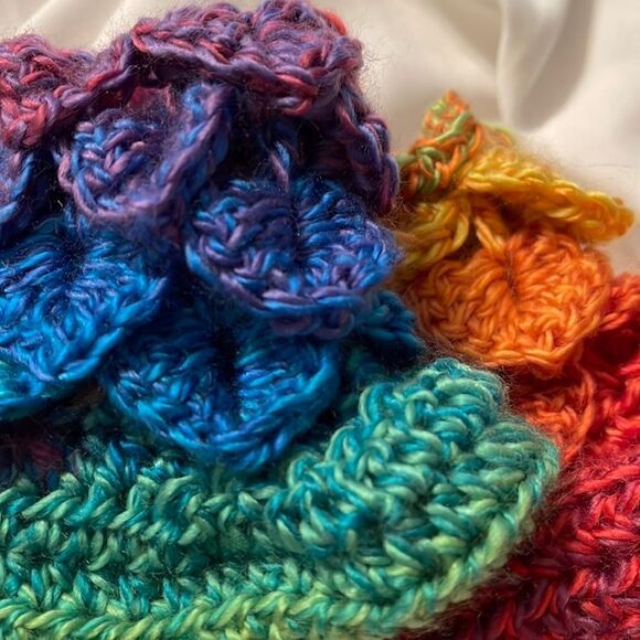 Mermaid dragon scale baby booties size 1 NEW shoes photos shoot boots handmade - Picture 10 of 12